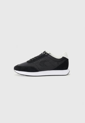 Calvin Klein Jeans RETRO RUNNER  - Sneakers basse - black/bright white