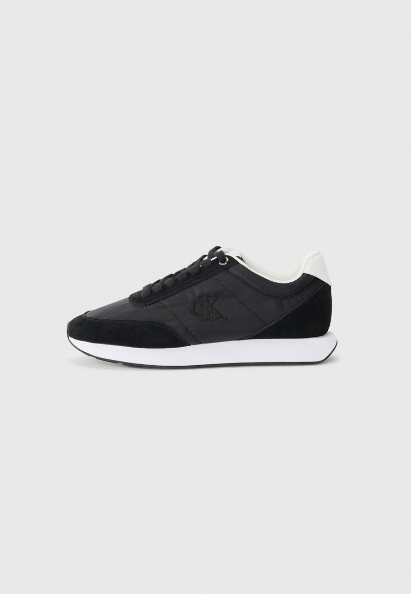 Calvin Klein Jeans RETRO RUNNER  - Sportbačiai - black/bright white