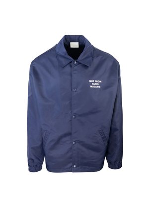 GIACCA SLOGAN BEIGE - Giacca leggera - blu scuro