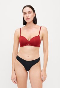 Puma WOMEN SOFT PADDED BRA - Grudnjaci za nošenje ispod majice kratkih rukava - burgundy