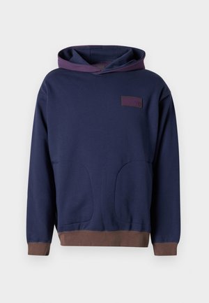 TRAIN HOODIE REVERSIBLE UNISEX - Sweatshirt - evening blue