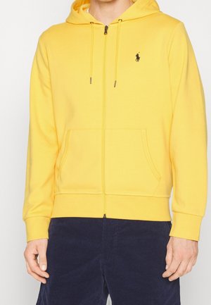 Tröja med dragkedja - yellow