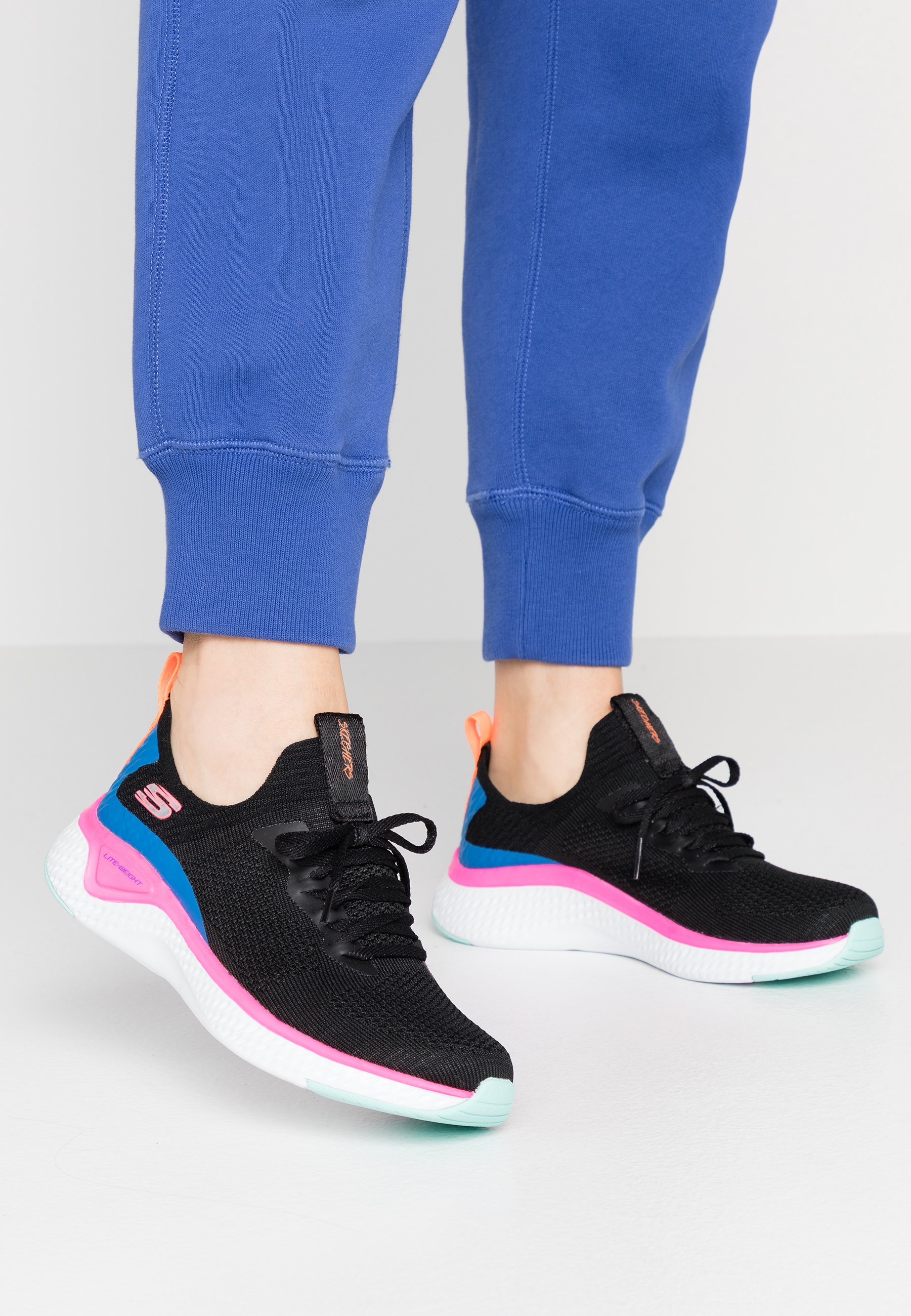 Skechers Sport SOLAR FUSE Joggesko blackmulticolor Skechers Sport SOLAR FUSE Joggesko greyblack Zalando.no