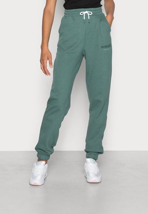ONLBELLA LIFE HIGHWAISTED PANT - Tracksuit bottoms - mallard green