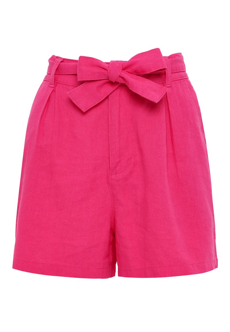 Threadbare THB LAURENCE TIE WAIST - Shorts - hot pink/pink - Zalando