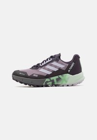 Adidas Terrex - AGRAVIC FLOW 2 GORE-TEX RUNNING SHOES - Trail running shoes - preloved fig/silver dawn/semi green spark Thumbnail Image 1