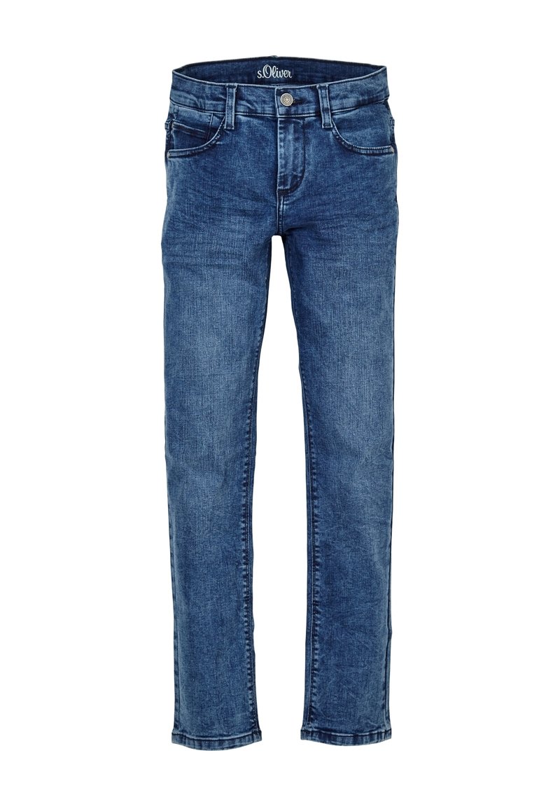 s.Oliver Vaqueros rectos - dark-blue denim
