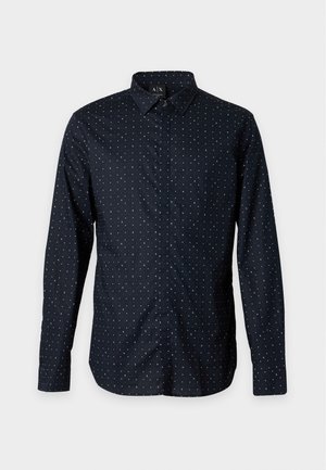 Armani Exchange, AX ALL OVER SHIRT SLIM FIT - Overhemd - deep navy