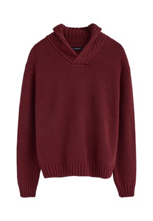 Polo Club, PULLOVER MAN DUOMO LONG SLEEVE RELAXED FIT - Strickpullover - garnet