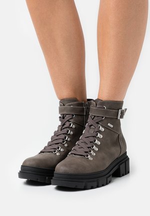 s.Oliver Schnürstiefelette - dark taupe