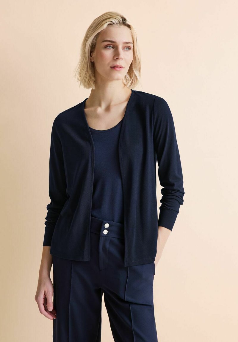 Street One Cardigan Strutturato Donna - Scollo A V E Maniche Lunghe - Mix Morbido Di Materiali, Perfetto Per Le Giornate Fresche - 3