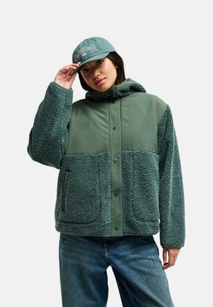 Quiksilver, HONOLUA BLOCKED JKT - Суитшърт с цип - forest