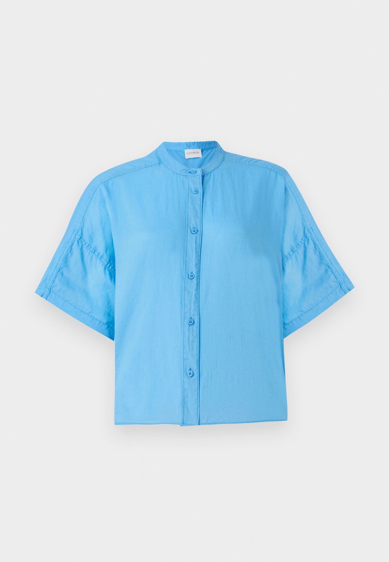 closed Blouse koningsblauw