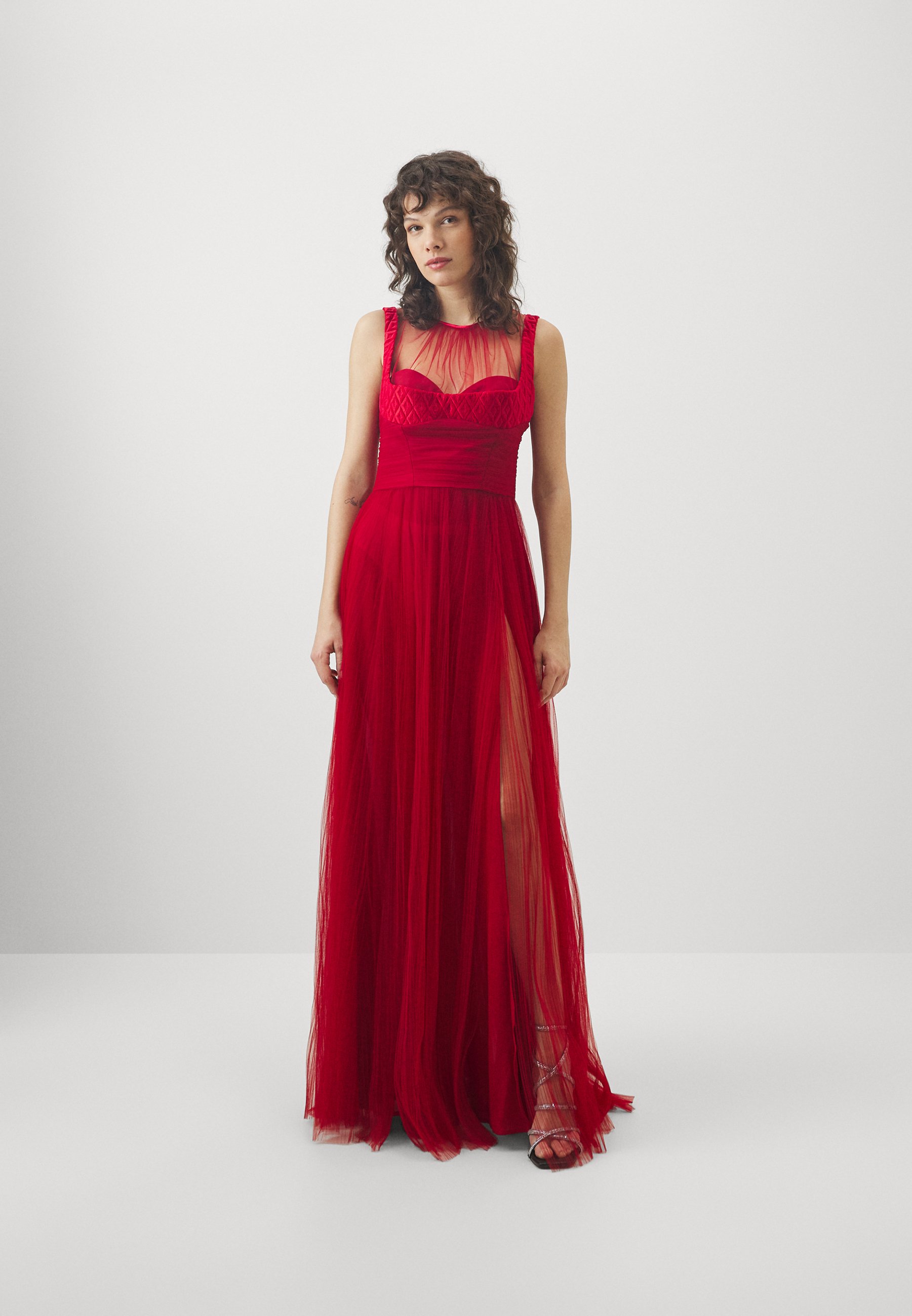 Elisabetta Franchi WOMEN DRESS - Occasion wear - red - Zalando