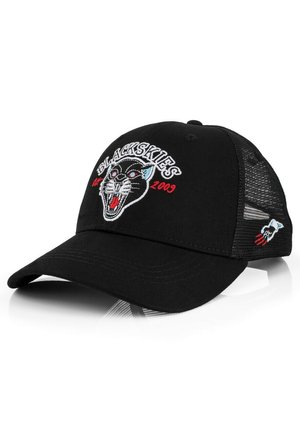 UNISEX TRADITIONAL TATTOO TRUCKER PANTHER - Cap - schwarz