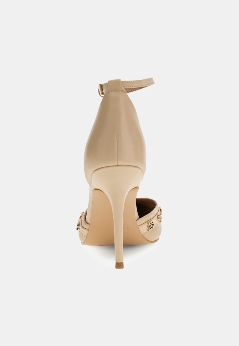 Guess SLINGBACK ZANNA METALLIC-ECHTLEDER - Escarpins - goldenfarbe/doré