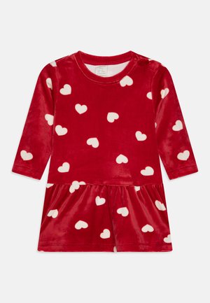 DRESS HEARTS - Vardagsklänning - dark dusty red