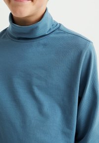 WE Fashion MET COL - Tops ar garām piedurknēm - blue