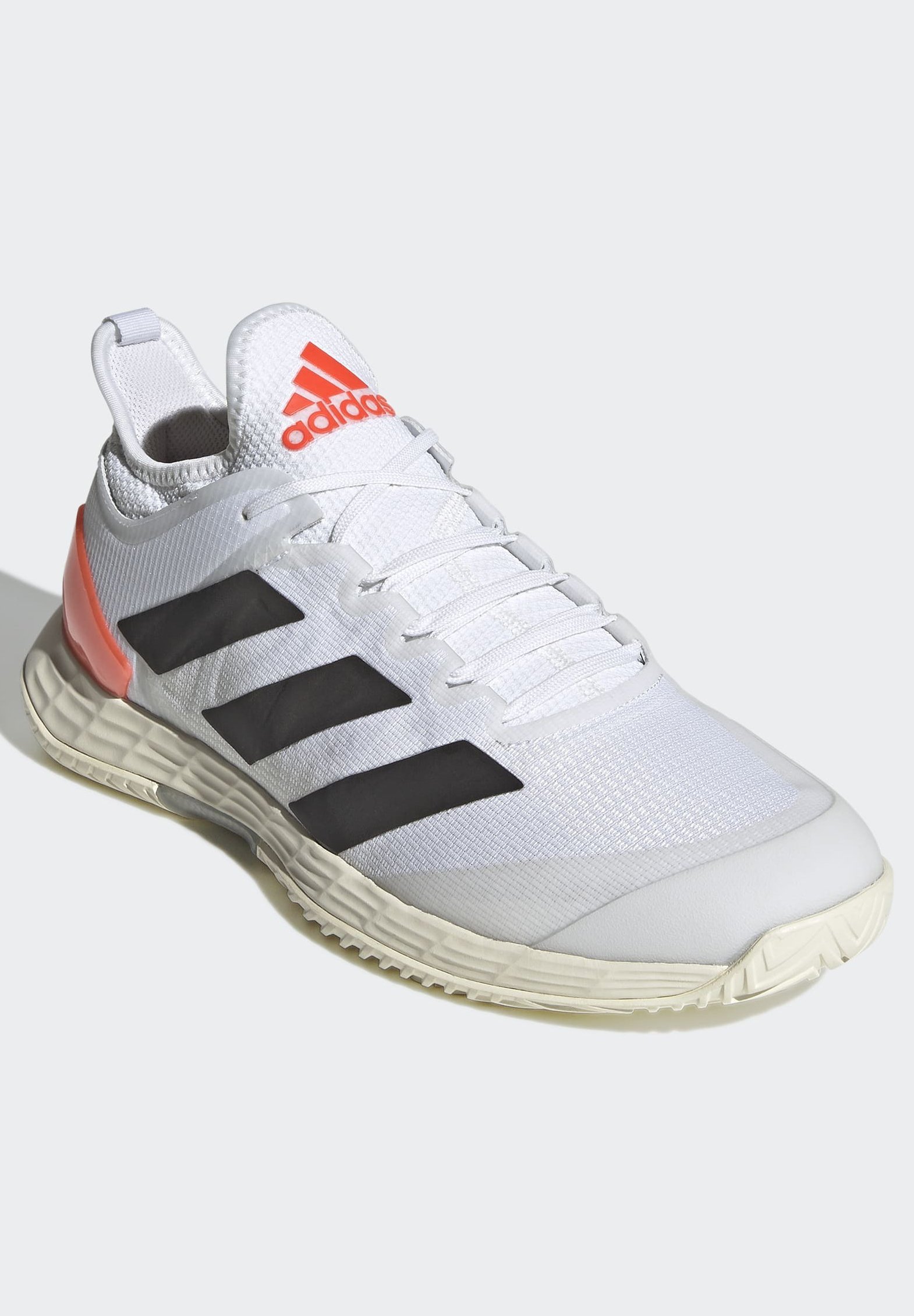 adidas Performance ADIZERO UBERSONIC 4 M - Clay court tennis shoes - white  - Zalando.ie