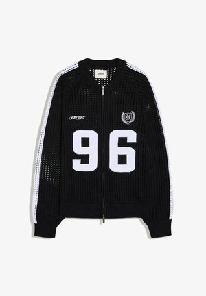 Bershka, RETRO MESH - JACKET - Gilet - black