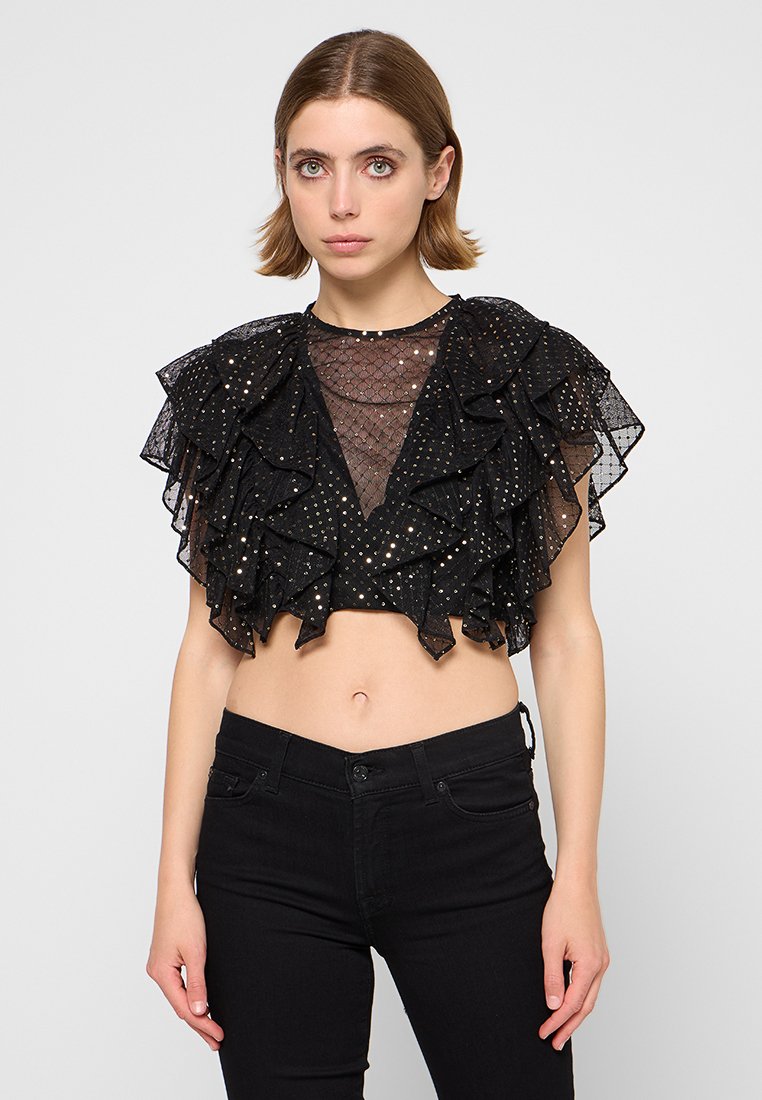 sandro Blouse meerkleurig