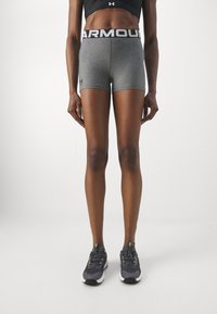 Under Armour HEATGEAR SHORTY - Leggings - charcoal light heather/black