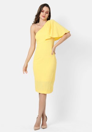 Cocktailklänning - yellow