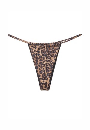 PULL&BEAR LEOPARD PRINT - Bikinialaosa - black