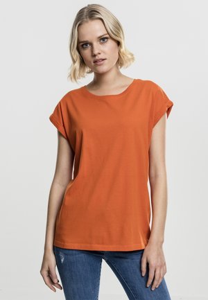 Urban Classics EXTENDED SHOULDER - T-shirt basic - rustorange