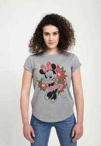 Henry Tiger MICKEY CLASSIC CHRISTMAS FAIRISLE MINNIE - T-shirt z nadrukiem