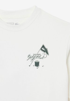 Lacoste, LACOSTE - - T-shirt print - blanc-v