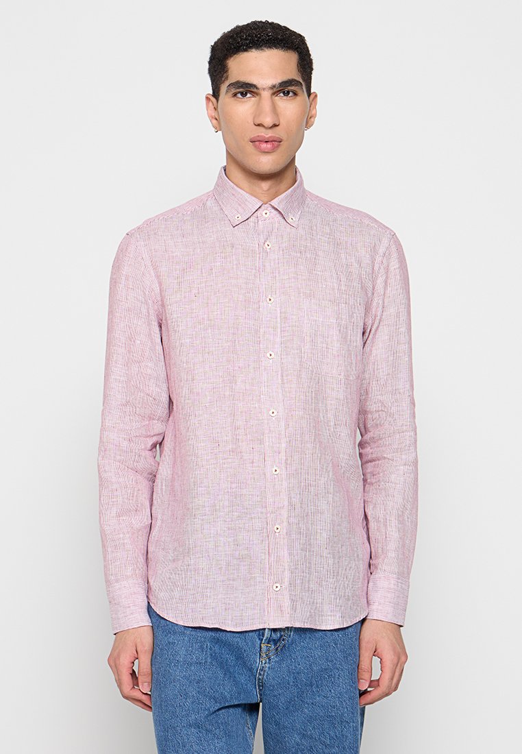 van Laack Overhemd bordeauxrood