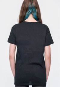 Paradiso Clothing NIRVANA BLUE GRUNGE SMILE - Print T-shirt - black