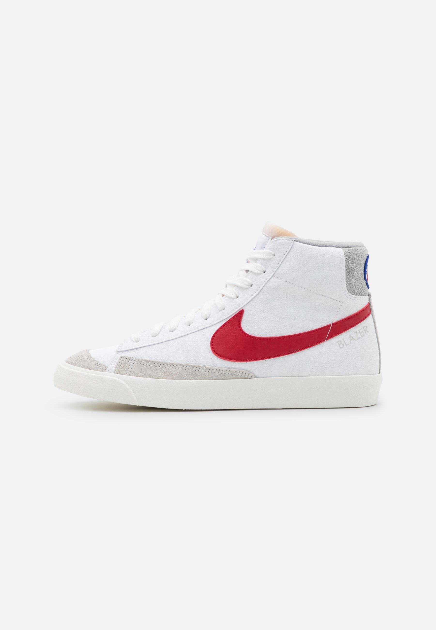 Nike Sportswear BLAZER MID '77 ATH - Zapatillas altas - white/gym red/light  smoke grey/phantom/sail/blanco - Zalando.es