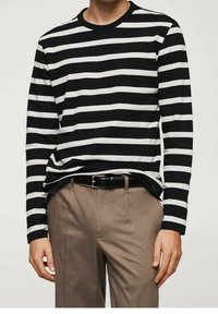 Mango Langarmshirt - black