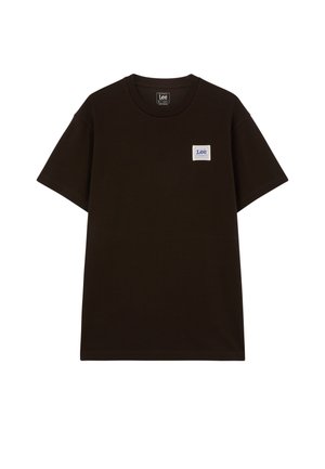 Lee, WORKWEAR TEE - T-Shirt basic - chocolate torte