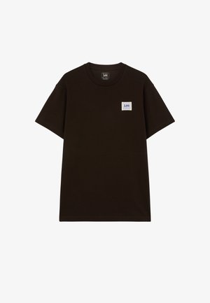 Lee, WORKWEAR TEE - Обикновена тениска - chocolate torte