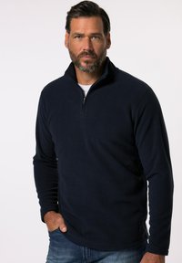 JP1880 TROYER STEHKRAGEN ZIPPER - Felpa in pile - navy blue