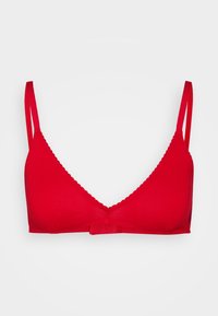 TRIANGLE BRALETTE - Kolmnurklõikega rinnahoidja - red