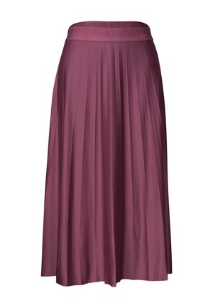 Street One, MIDIROCK IN PLISSÉESTRUKTUR - Jupe trapèze - dark clouded blush