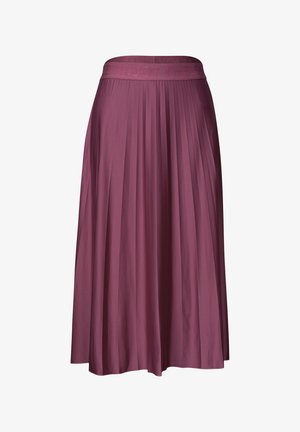 Street One, MIDIROCK IN PLISSÉESTRUKTUR - Jupe trapèze - dark clouded blush