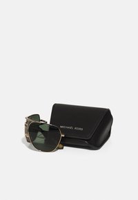 Michael Kors KESWICK - Päikeseprillid - shiny gold-coloured/olive green