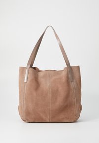 LEATHER - Shoppingveske - taupe