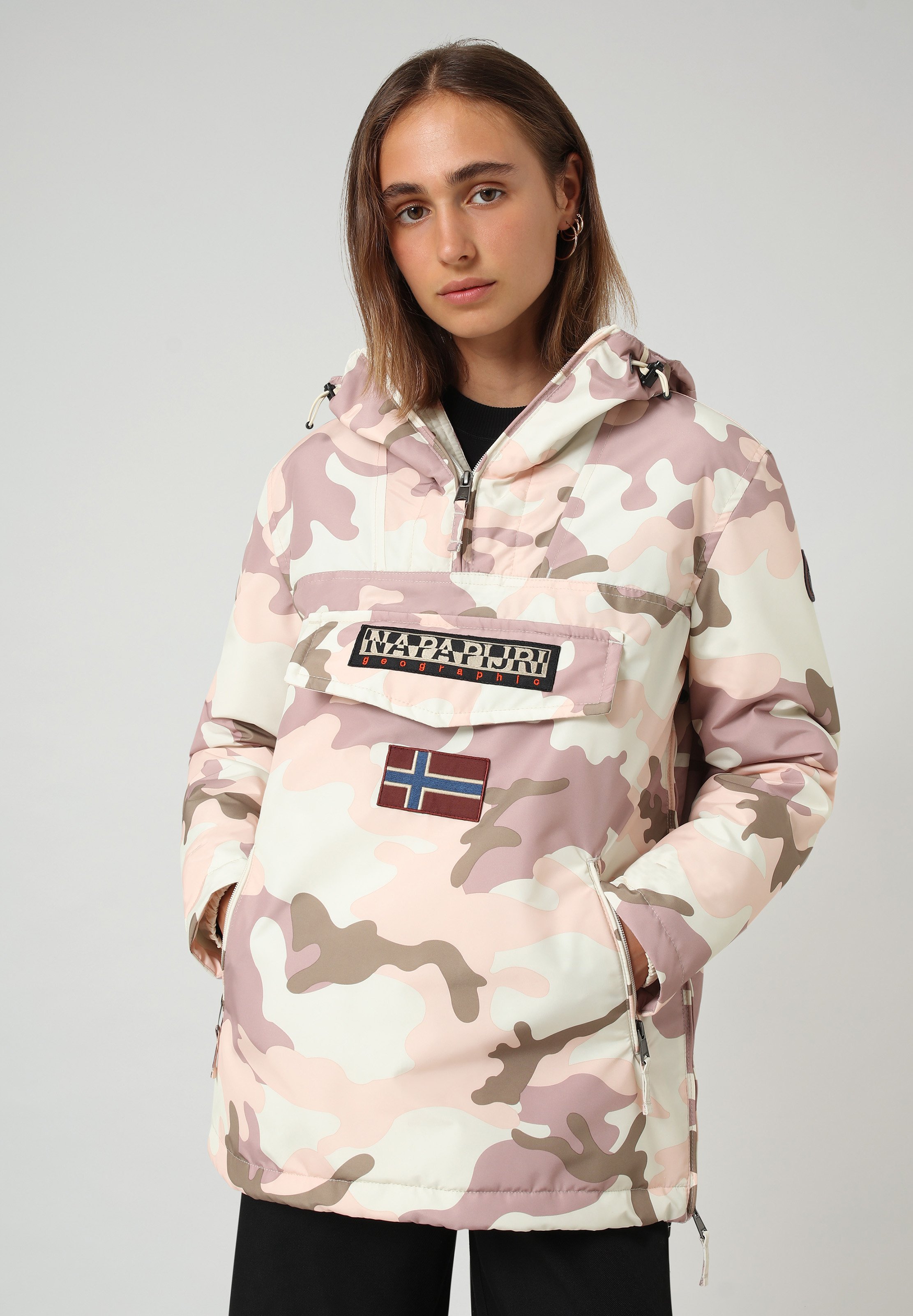 pink camo winter jacket