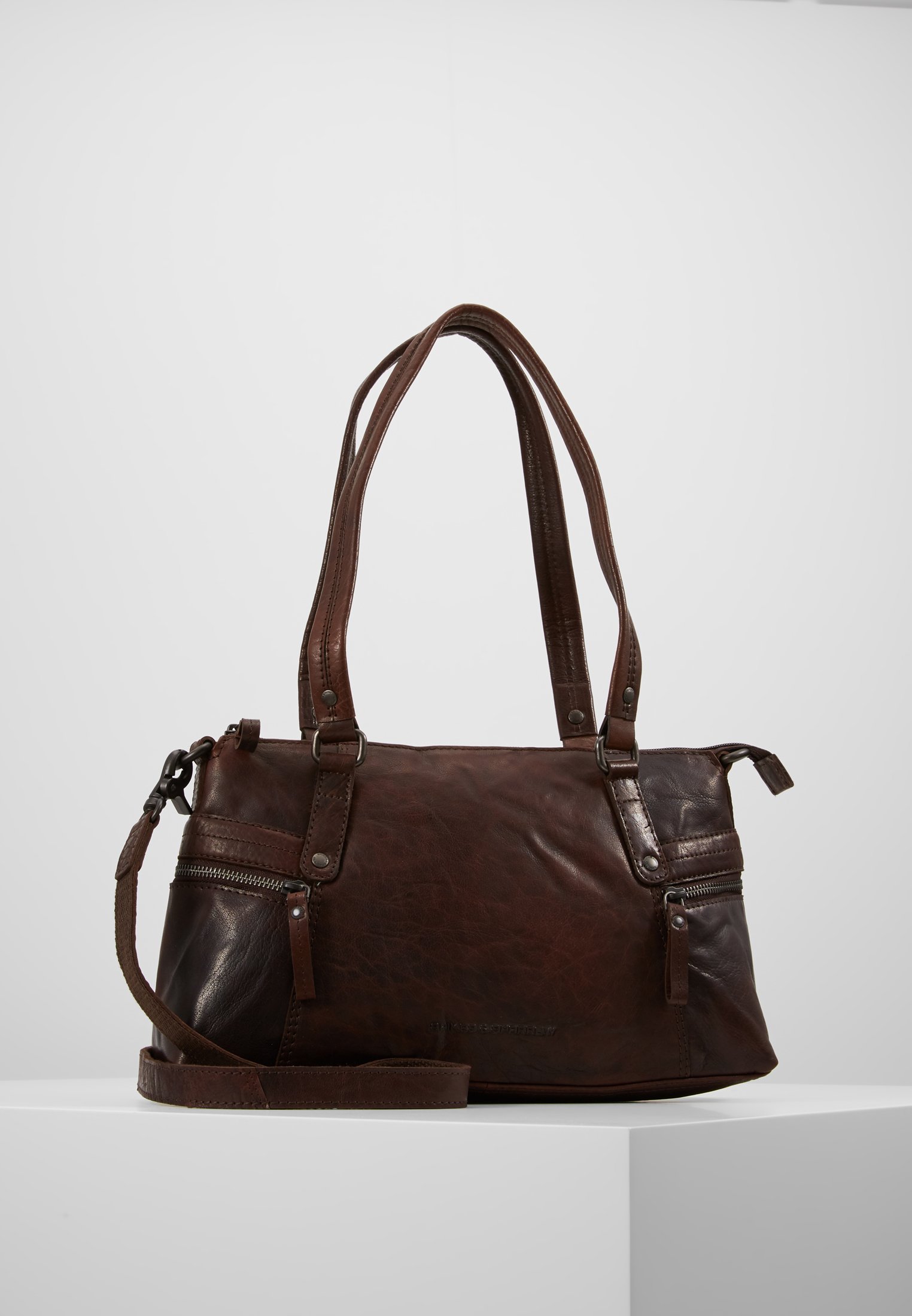 Spikes & Sparrow Håndveske dark brown Zalando.no Spikes & Sparrow Skulderveske dark brown Zalando.no