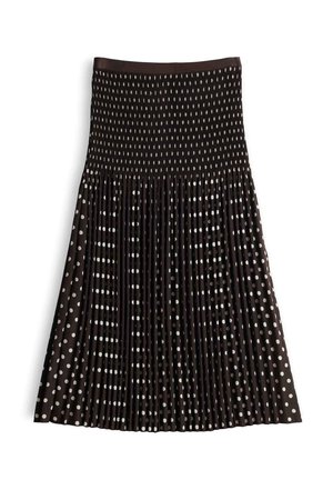 OPUS, NORMALE PASSFORM POLKA DOT - A-line skirt - affogato
