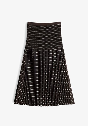 OPUS, NORMALE PASSFORM POLKA DOT - A-line skirt - affogato