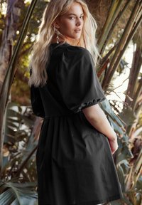 Next PUFF SLEEVE MINI - REGULAR FIT - Trikoomekko - black