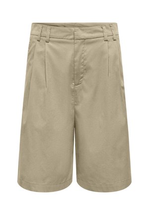 ONLY, ONLANNY HW BAGGY BERMUDA SHORTS PNT - Shorts - pale khaki