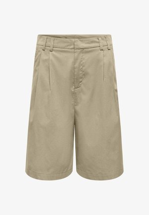 ONLY, ONLANNY HW BAGGY BERMUDA SHORTS PNT - Shorts - pale khaki